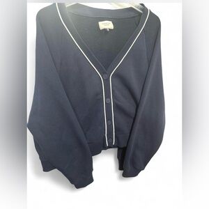 American Eagle Outfitters Dark Blue Cardigan